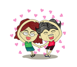 Mr.Chan & Mrs.Nang sticker #6343875