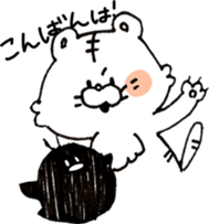 Sirotora and Makkurokarasu's sticker. sticker #6343889