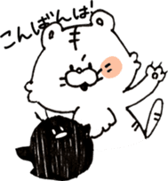 Sirotora and Makkurokarasu's sticker. sticker #6343889