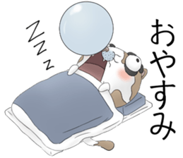 Crazy face of cat sticker #6344020