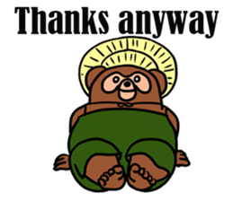 Happy Raccoon sticker #6344092