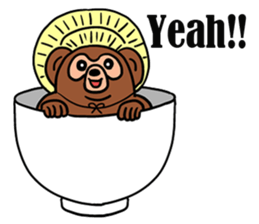 Happy Raccoon sticker #6344104