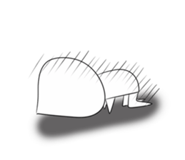 The alien that a chin is broken sticker #6344375