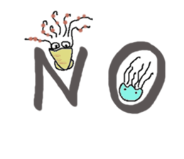 Ika chan. Tako chan. kurage chan. sticker #6344409