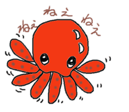 Ika chan. Tako chan. kurage chan. sticker #6344423