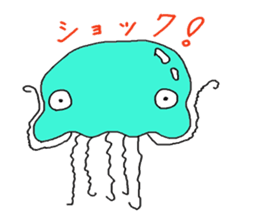 Ika chan. Tako chan. kurage chan. sticker #6344430