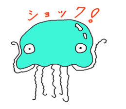 Ika chan. Tako chan. kurage chan. sticker #6344430