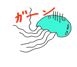 Ika chan. Tako chan. kurage chan. sticker #6344433