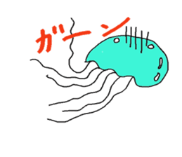 Ika chan. Tako chan. kurage chan. sticker #6344433