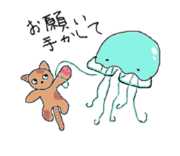 Ika chan. Tako chan. kurage chan. sticker #6344438