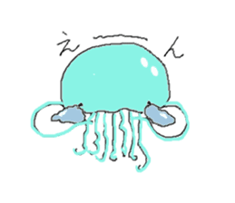 Ika chan. Tako chan. kurage chan. sticker #6344441