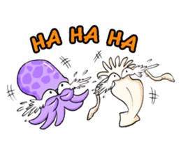 Octo & Squid sticker #6344490