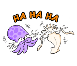 Octo & Squid sticker #6344490