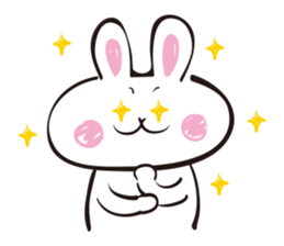 White rabbit of Fukuoka Southern sticker #6344641