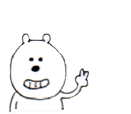 Daily lives of bear sticker #6344648