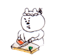 Daily lives of bear sticker #6344653