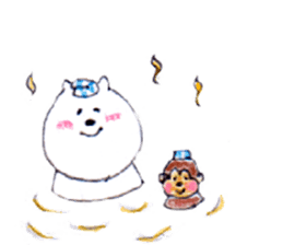 Daily lives of bear sticker #6344675