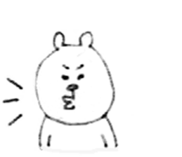 Daily lives of bear sticker #6344684