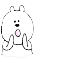 Daily lives of bear sticker #6344685