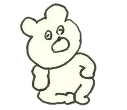 bear in daily life (made in Japan) sticker #6345489