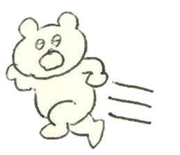 bear in daily life (made in Japan) sticker #6345498