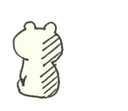 bear in daily life (made in Japan) sticker #6345500