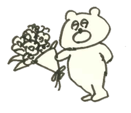 bear in daily life (made in Japan) sticker #6345524