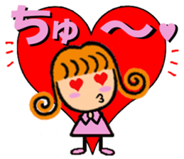 Girl of Carl Hair PART2 Renewal sticker #6345738