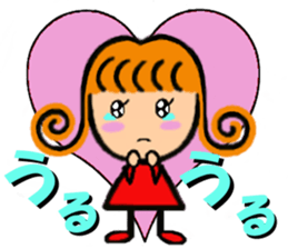 Girl of Carl Hair PART2 Renewal sticker #6345742