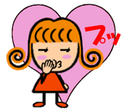 Girl of Carl Hair PART2 Renewal sticker #6345746