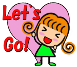 Girl of Carl Hair PART2 Renewal sticker #6345754