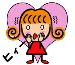 Girl of Carl Hair PART2 Renewal sticker #6345756