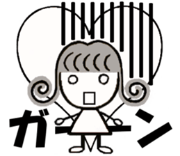 Girl of Carl Hair PART2 Renewal sticker #6345760