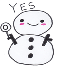 Daily snowman sticker #6345808