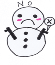 Daily snowman sticker #6345809