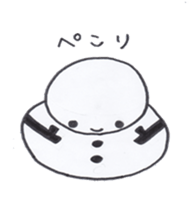 Daily snowman sticker #6345811