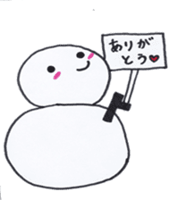 Daily snowman sticker #6345812