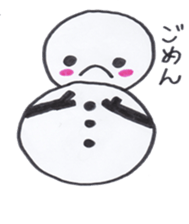 Daily snowman sticker #6345813