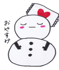 Daily snowman sticker #6345817