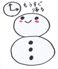 Daily snowman sticker #6345823