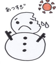 Daily snowman sticker #6345824
