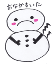 Daily snowman sticker #6345826