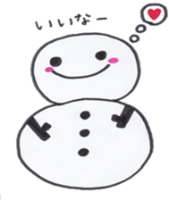 Daily snowman sticker #6345827