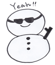 Daily snowman sticker #6345828