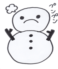 Daily snowman sticker #6345829