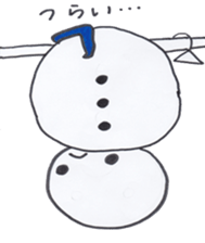 Daily snowman sticker #6345831