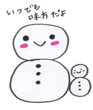 Daily snowman sticker #6345835