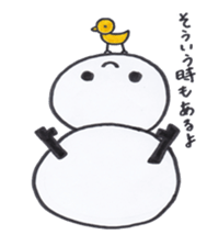 Daily snowman sticker #6345839