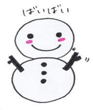 Daily snowman sticker #6345840