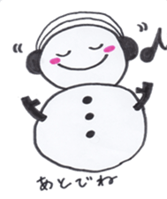 Daily snowman sticker #6345841